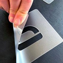 Load image into Gallery viewer, Number Stencil Set Numbers & Symbols – Rounded – 2 sizes