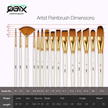 Load image into Gallery viewer, Premium Paintbrush set with 15 paint brushes