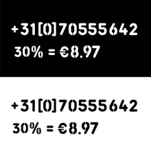 Load image into Gallery viewer, Number Stencil Set Numbers & Symbols – Rounded – 2 sizes