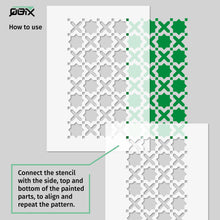 Load image into Gallery viewer, Tile Stencil - Tile Pattern Template - A3 Size Stencil