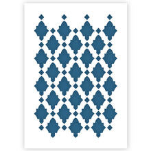 Load image into Gallery viewer, Morrocan Tile Stencil A3 Size 2