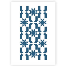 Load image into Gallery viewer, Morrocan Tile Stencil A3 Size 3
