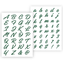 Load image into Gallery viewer, Alphabet Letter Stencil A4 A3 Sizes
