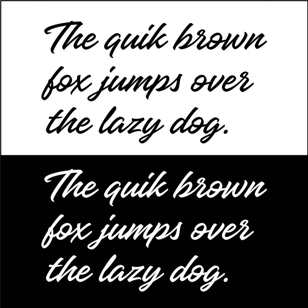 Decorative Letter Stencil - Upper Lowercase & numbers - A3 size