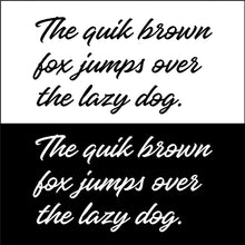 Load image into Gallery viewer, Decorative Letter Stencil - Upper Lowercase & numbers - in 2 Sizes