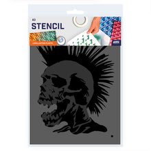 Load image into Gallery viewer, skull stencil airbrush
