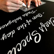 Load image into Gallery viewer, Decorative Letter Stencil - Upper Lowercase & numbers - in 2 Sizes