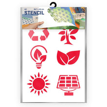 Load image into Gallery viewer, Packaged Nature Signs Stencil A3 Size