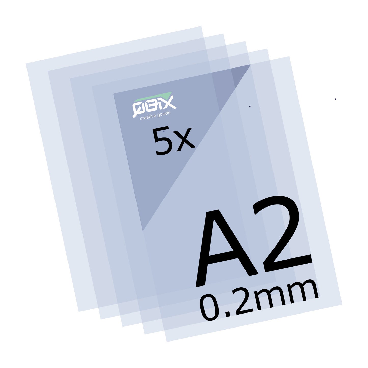 Mylar Stencil sheets 5pcs - A2 0.2mm