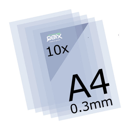 Mylar Stencil sheets 10pcs - A4 0.3mm
