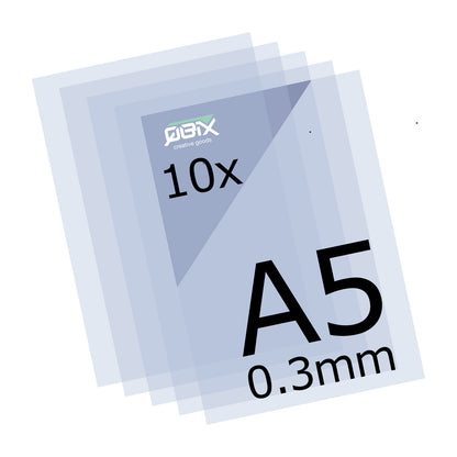 Mylar Stencil sheets 10pcs - A5 0.3mm
