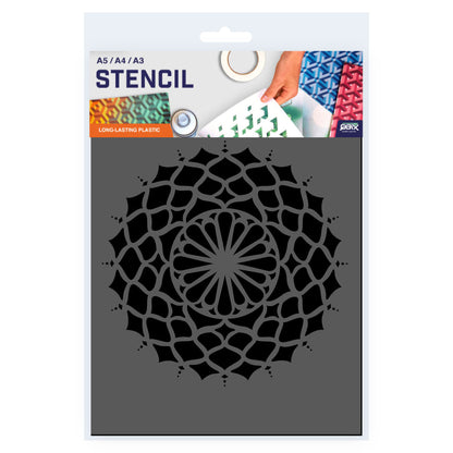 Packaged Mandala Stencil A5 A4 A3 Size