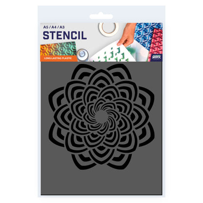Packaged Mandala Stencil A5 A4 A3 Size