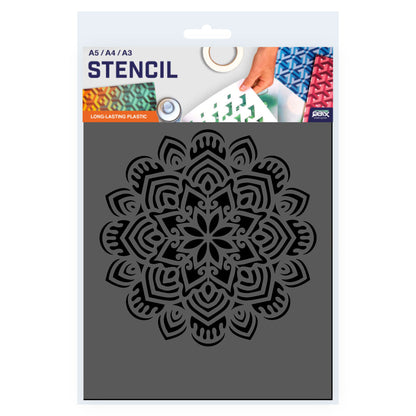 Packaged Mandala Stencil A5 A4 A3 Size