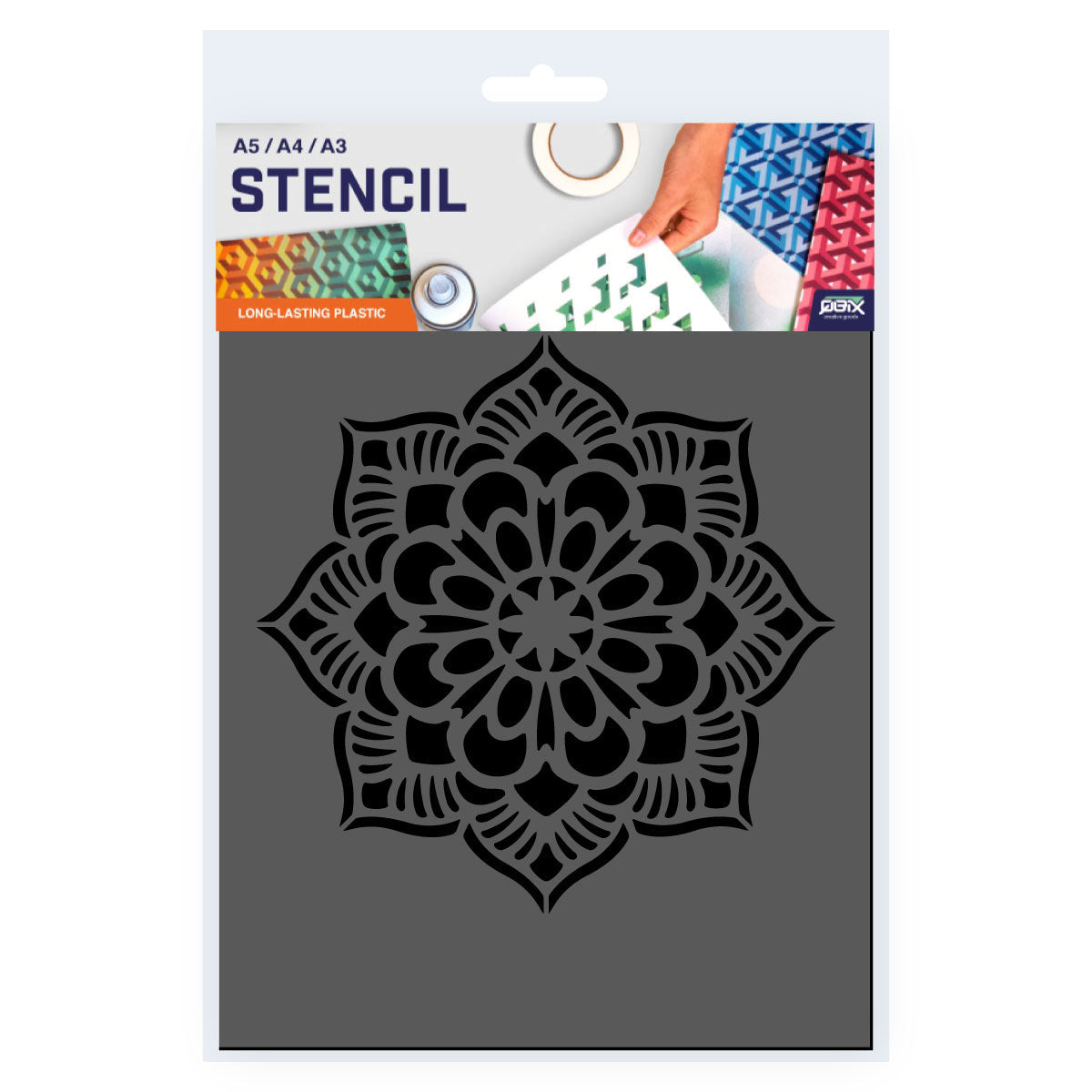 Packaged Mandala Stencil 3 Sizes