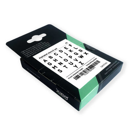 Letter Stencil Set Complete Alphabet – Rounded – 5 cm / 2 Inch