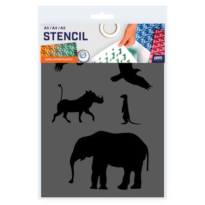 African animal stencil