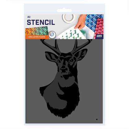 Packaged Deer stencil A3