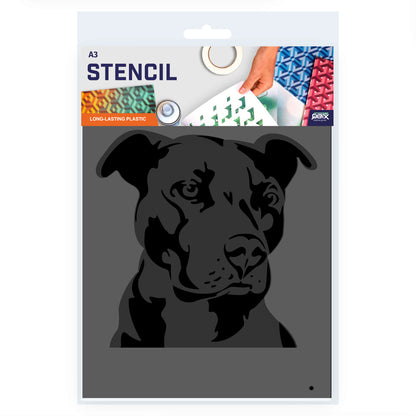 Packaged Dog Stencil 2 Layer A3