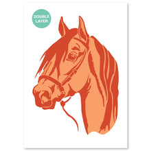 Load image into Gallery viewer, Horse Stencil 2 Layer A3 Size