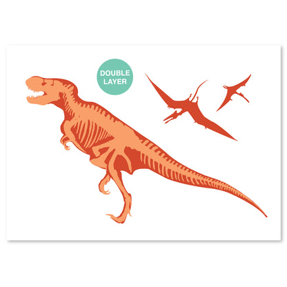 Dinosaur Stencil 2 Layer A3