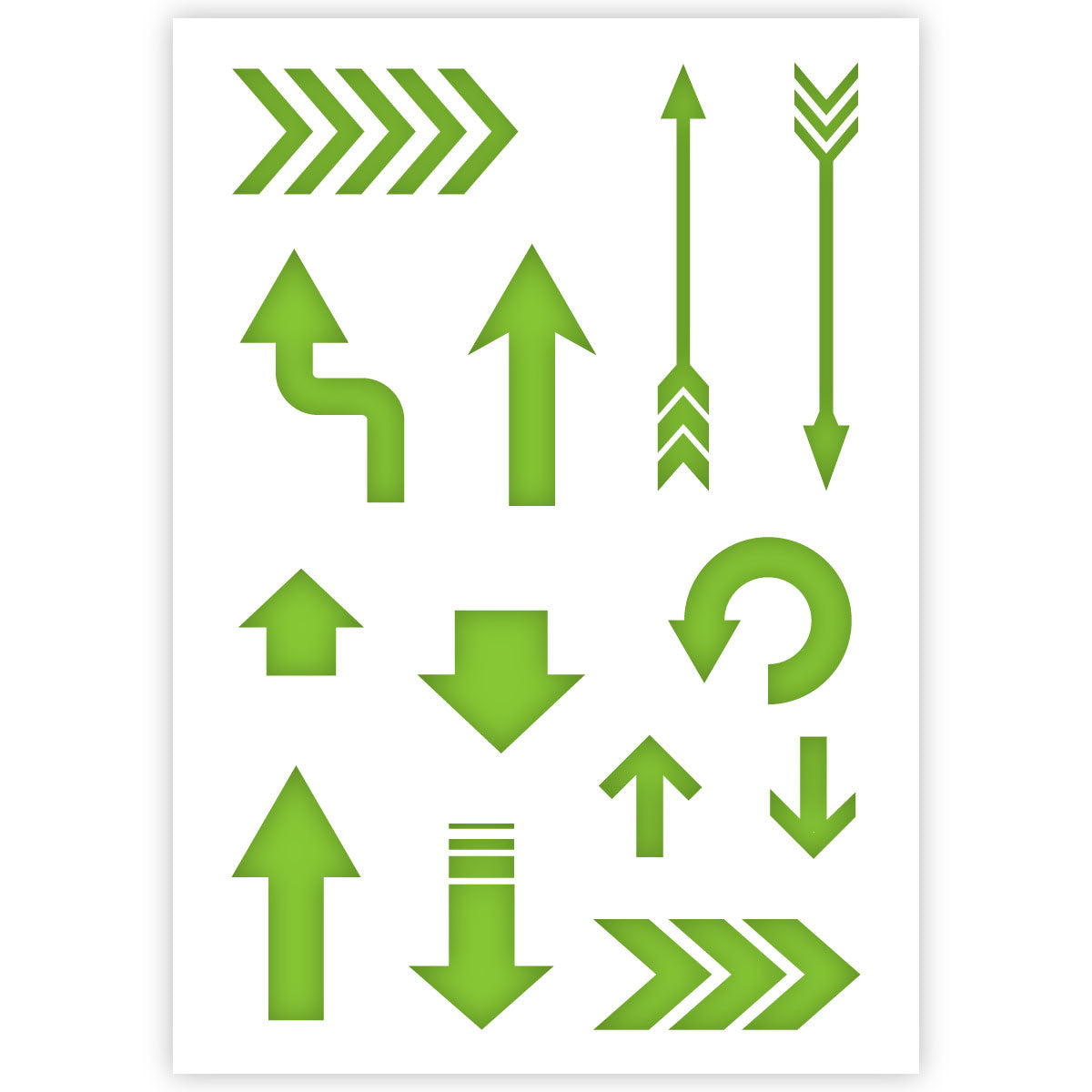 arrow stencil design