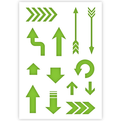 arrow stencil design