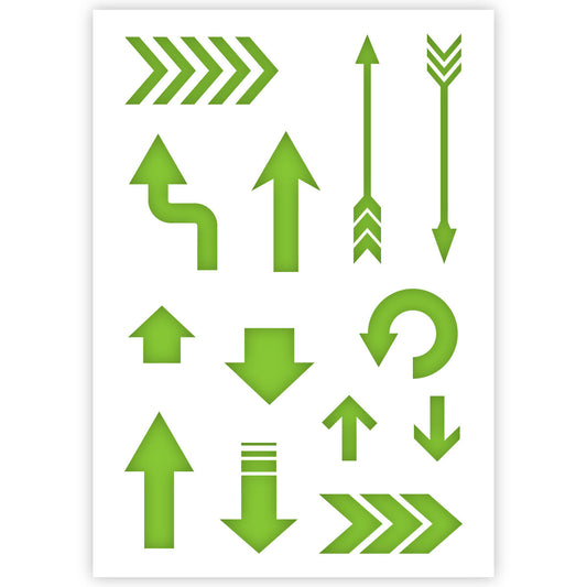 arrow stencil design