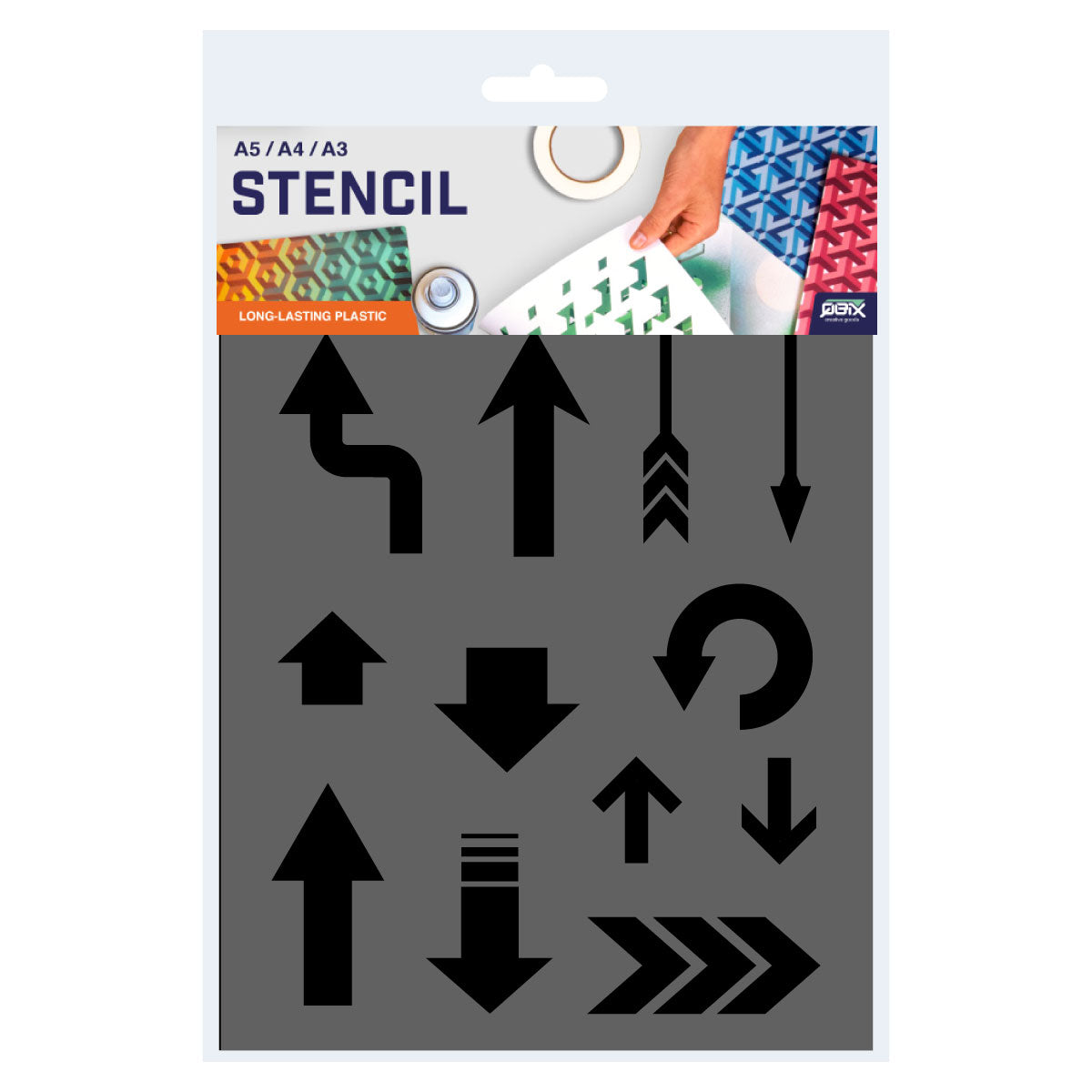 cool arrow stencil