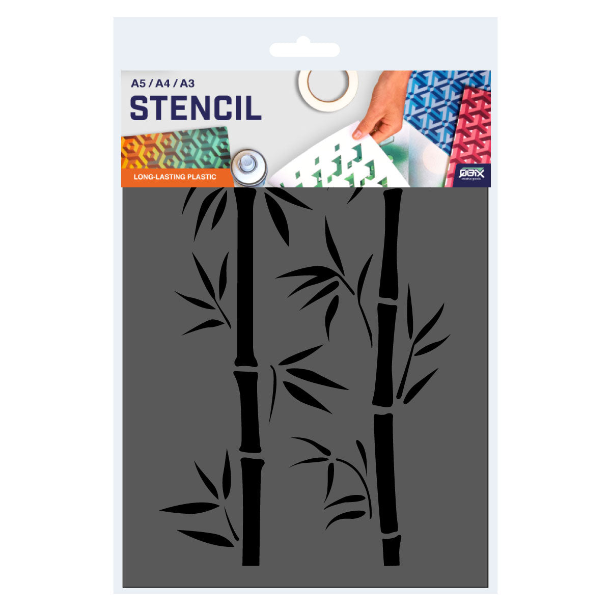 Bamboo Branches Stencil - A5 size