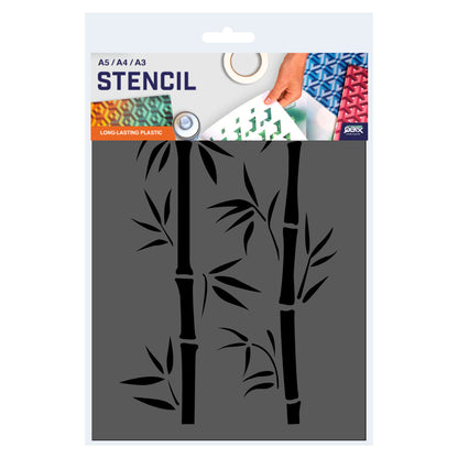Bamboo Branches Stencil - A3 size