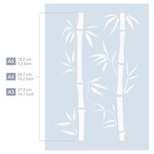 Load image into Gallery viewer, Bamboo Branches Stencil - in 3 Sizes
