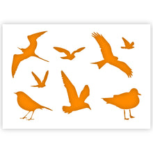Load image into Gallery viewer, African silhouettes of birds 3 sizes