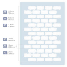 Load image into Gallery viewer, Measurements Brick Pattern 3 Sizes