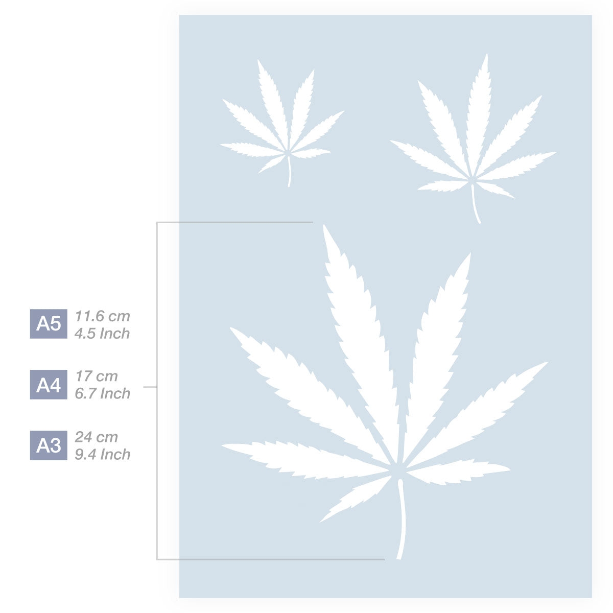 Cannabis stencil