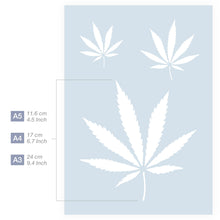 Load image into Gallery viewer, Cannabis stencil