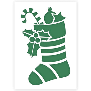 a christmas stocking template