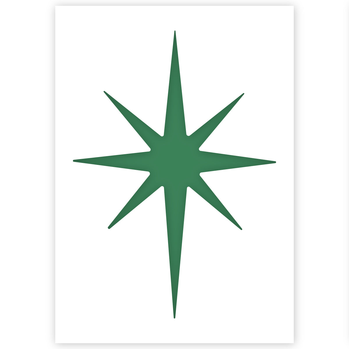 star stencil art cut out