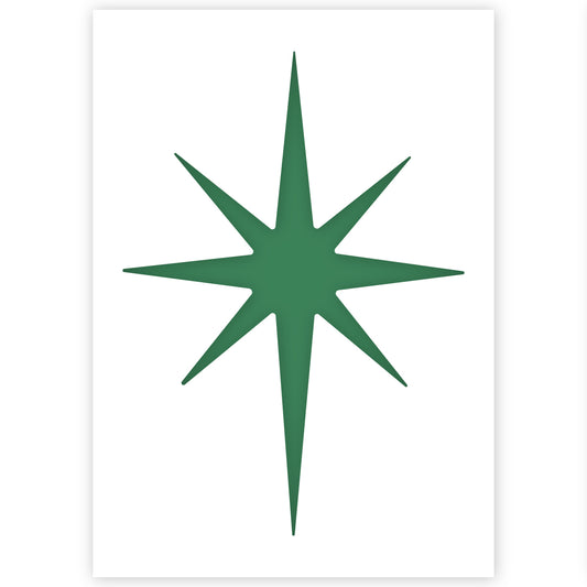 star stencil art cut out