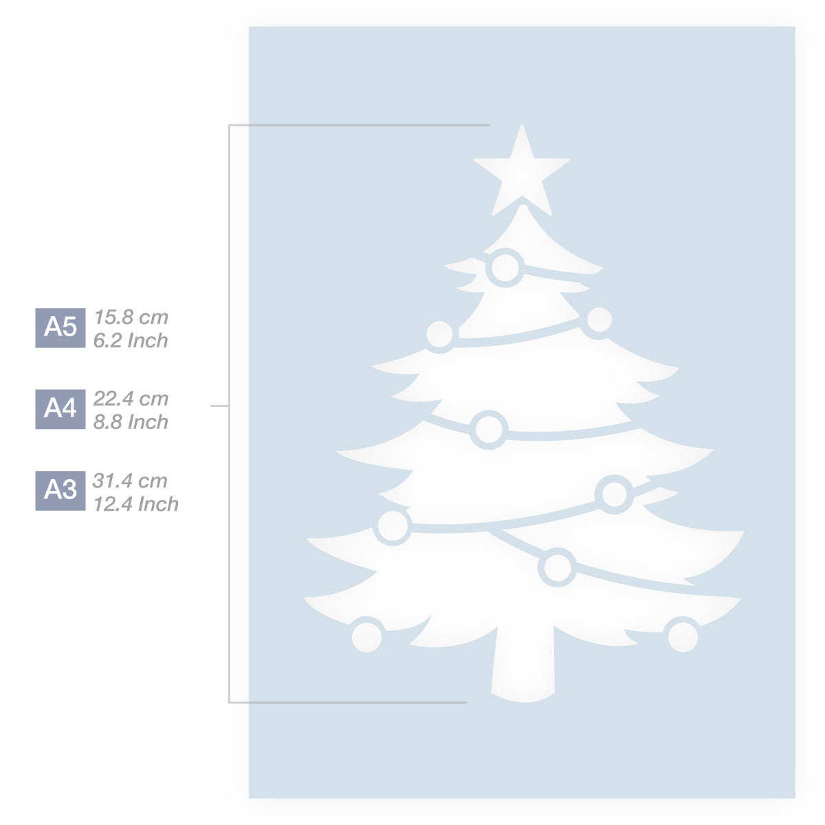 christmas tree stencil for wood