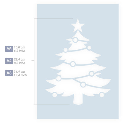 christmas tree stencil for wood