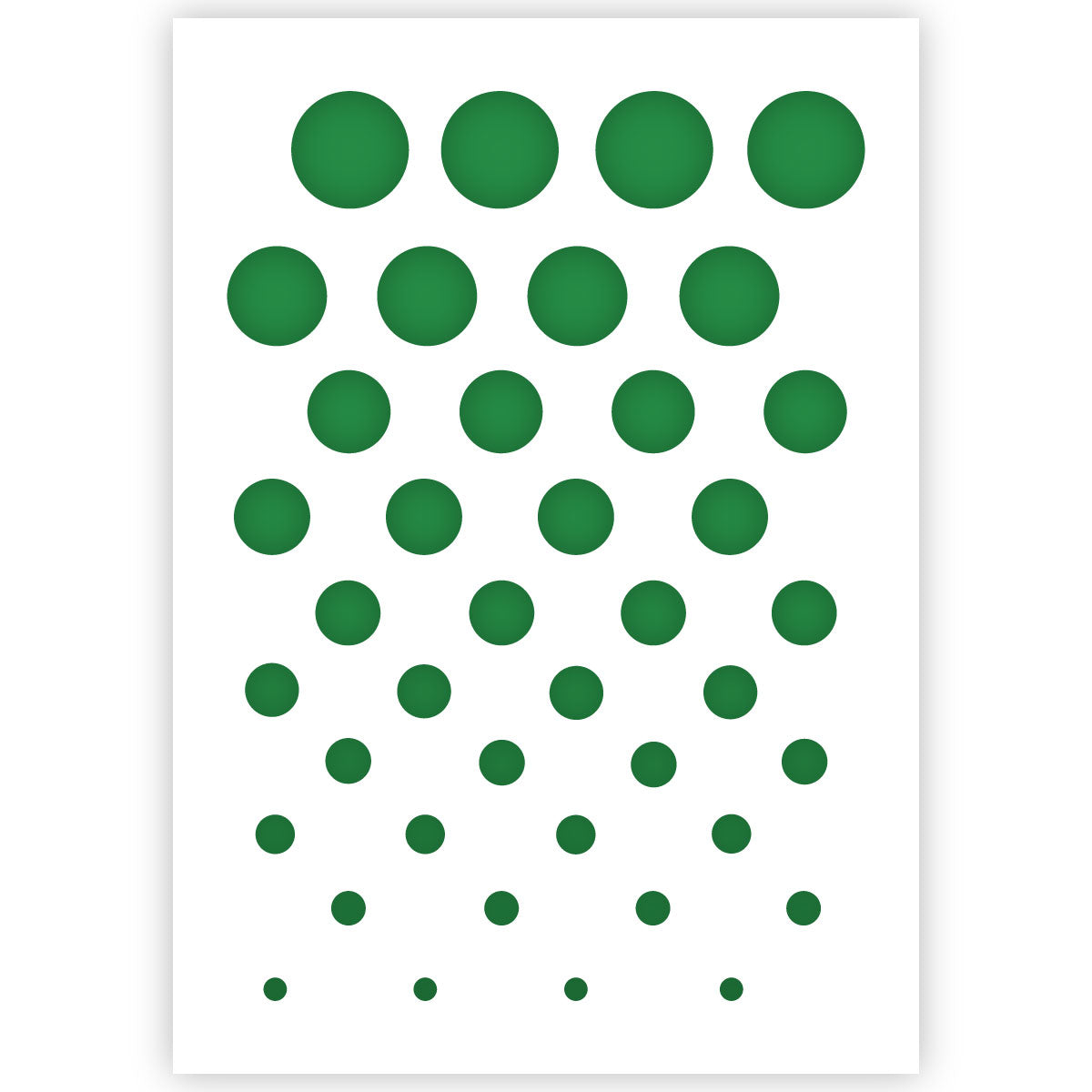 Circle Pattern Stencil 3 Sizes