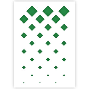 Diamond Pattern Stencil 3 Sizes