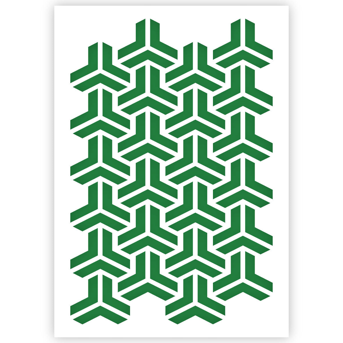 Escher Pattern Stencil 3 Sizes