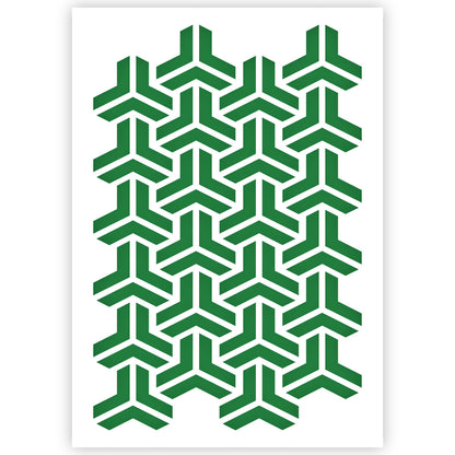 Escher Pattern Stencil 3 Sizes
