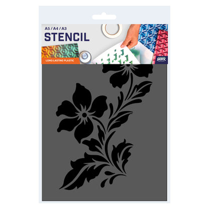 Flower Stencil - 2 Wild Flowers Stencil - A3 size
