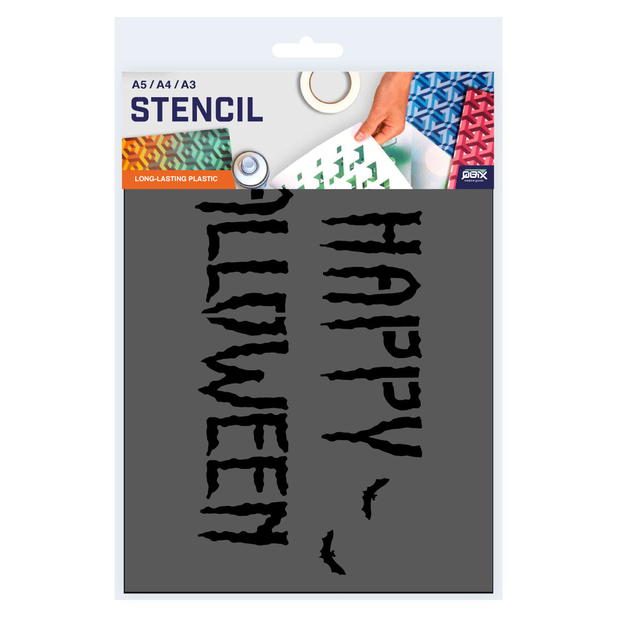 happy halloween stencil airbrush