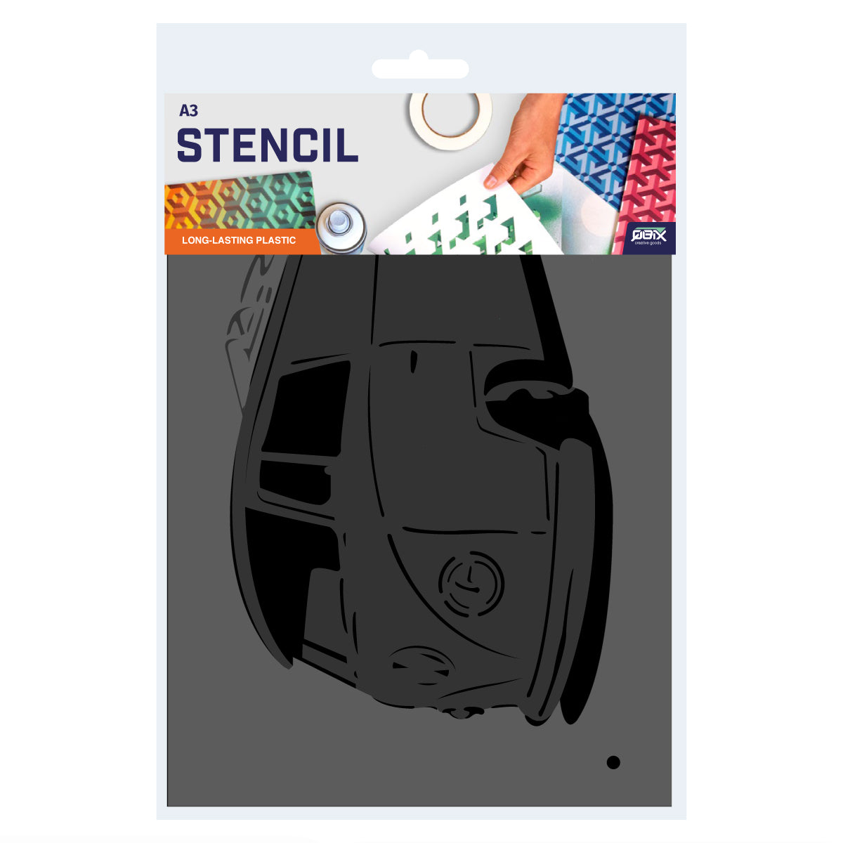 VW Hippie Van Stencil - 2 Layer A3 Size Template