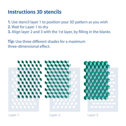 How to stencil multiple layers