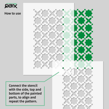 Tile Stencil 1 - A3 Size Stencil